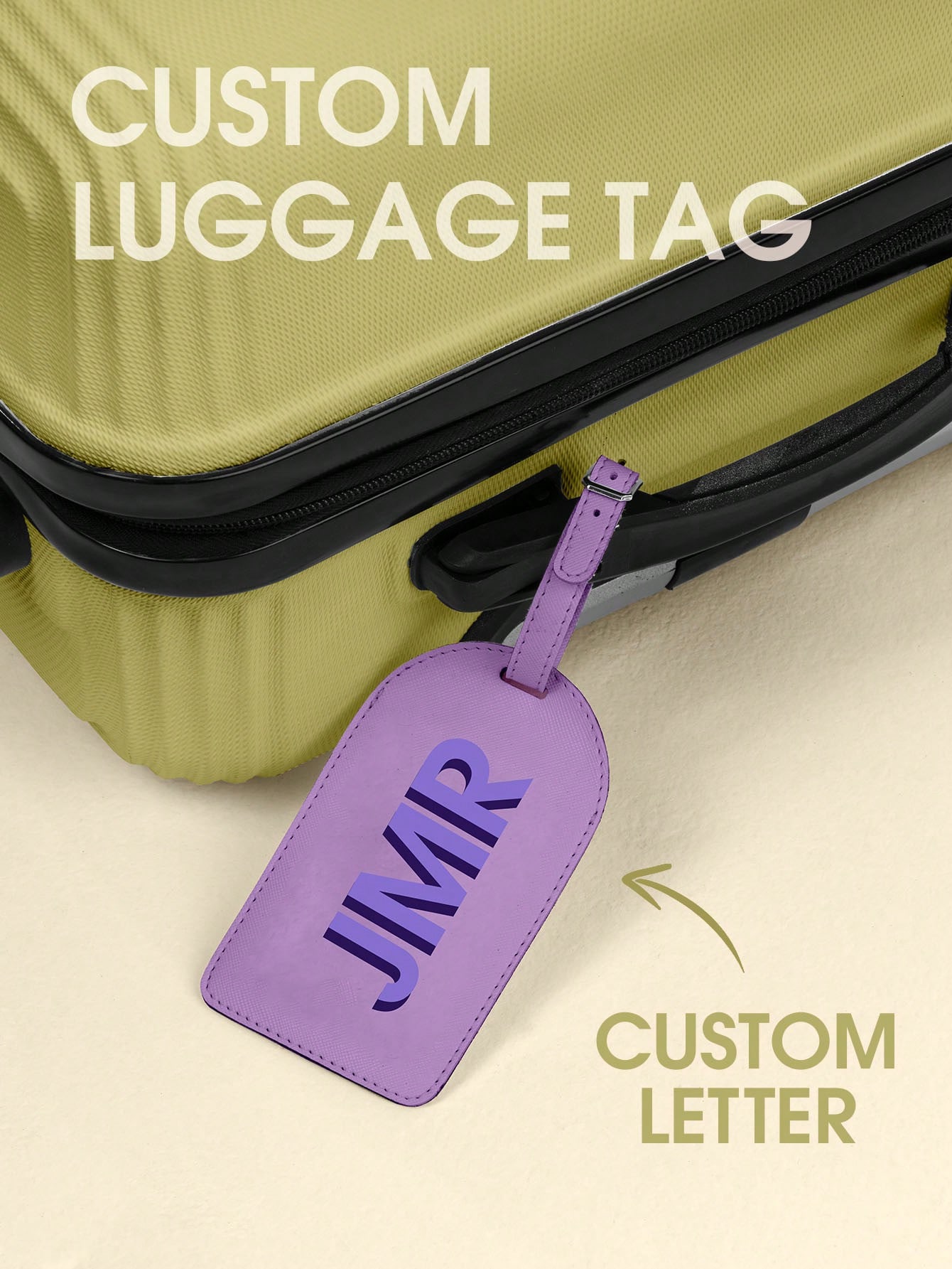 Personalized Initial Luggage T - Wedding Vendor recension och pris