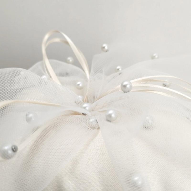 31BB Handmade Pearls Cushion W - Ring Bearer Pillow recension och pris