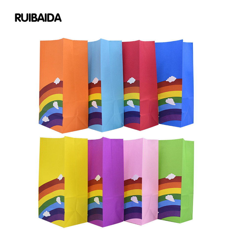 10/20/25pcs Kraft Rainbow Food - Wedding Event Supply recension och pris