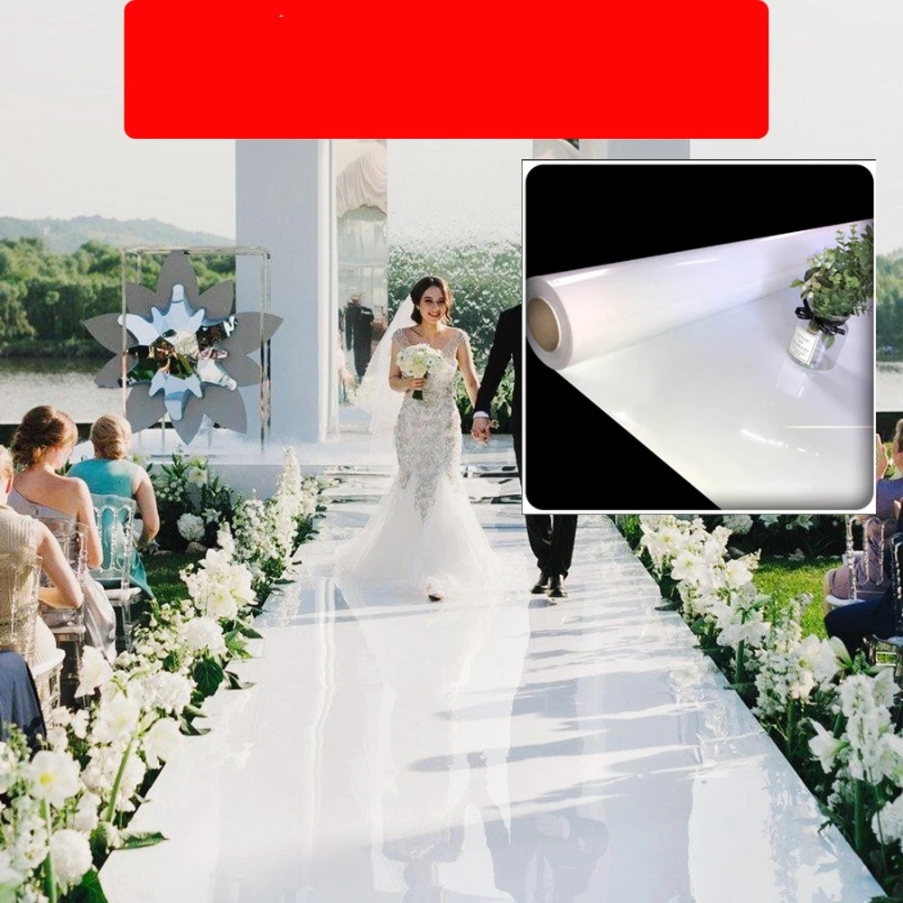 Wedding Centerpieces Mirror Ca - Aisle Runner White recension och pris