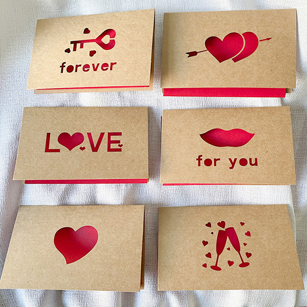 Love Gift Cards Red Kraft Pape - Wedding Supply Business recension och pris
