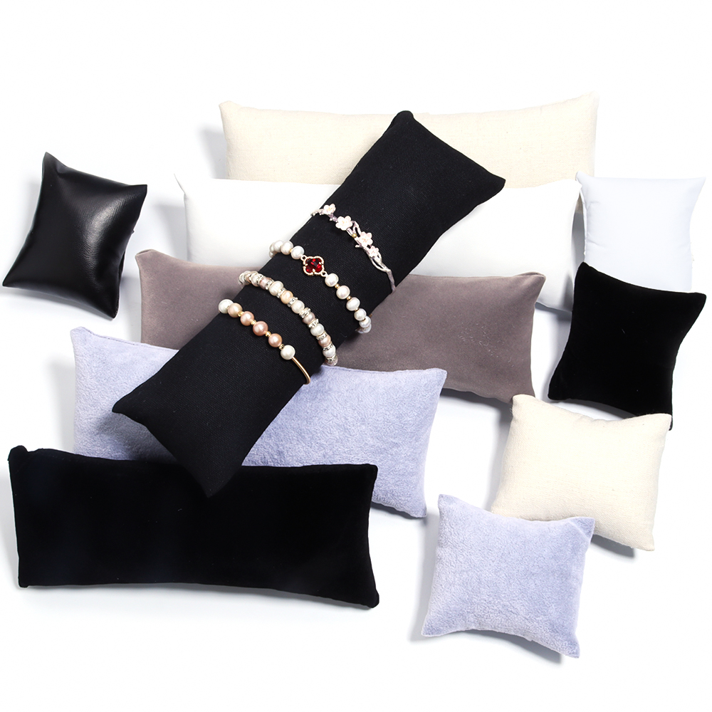 1Pc PU Leather Velvet Jewelry  - Ring Bearer Pillow recension och pris