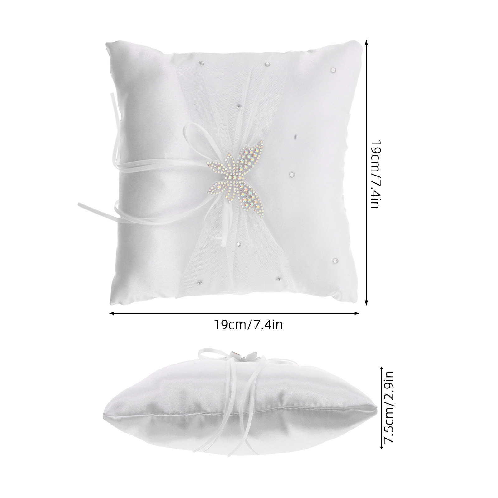 Butterfly Ring Pillow Ceremony - Ring Bearer Pillow recension och pris