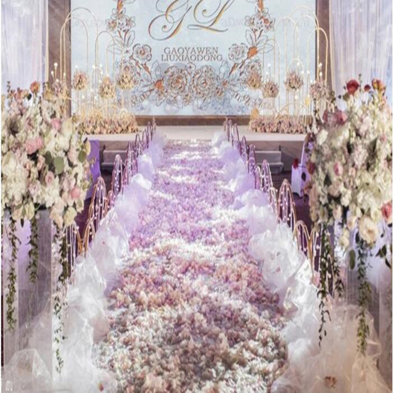 Elegant White Wedding Decorati - Aisle Runner White recension och pris
