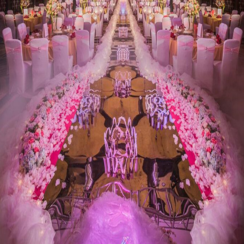 Elegant White Wedding Decorati - Aisle Runner White recension och pris