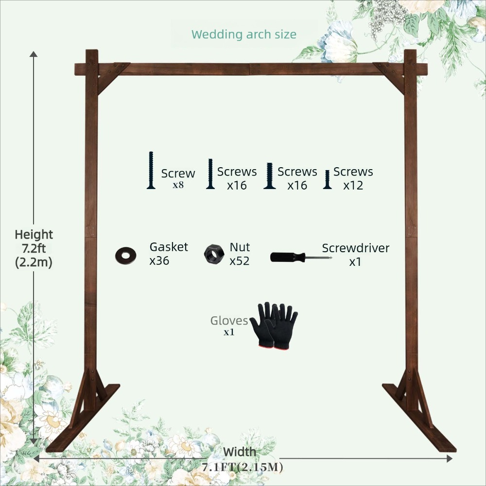 Forest Theme Wooden Wedding Ar - Wedding Support recension och pris