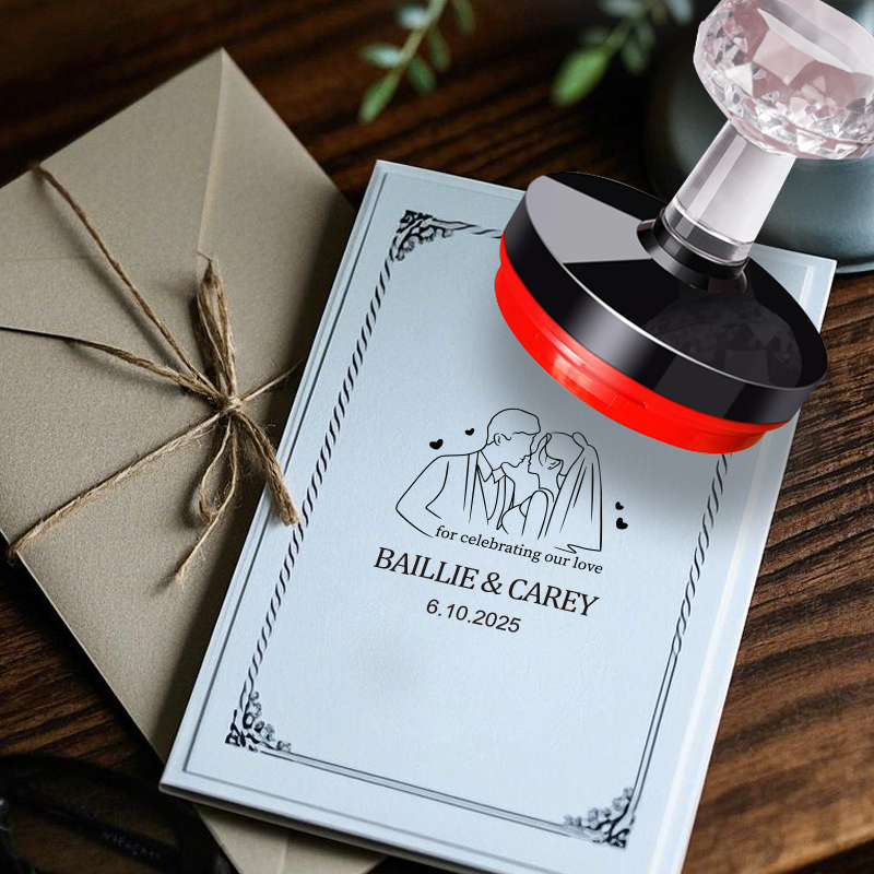 Custom-Made Seal Stamp for Wed - Wedding Event Supply recension och pris