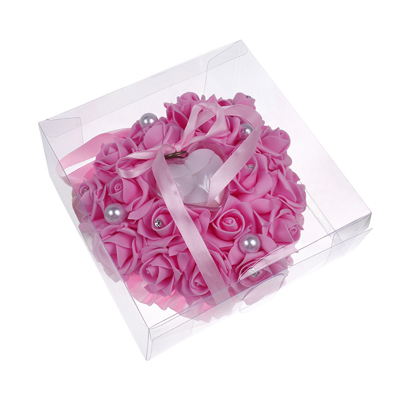 1Pcs Heart-shape Rose Flowers  - Ring Bearer Pillow recension och pris