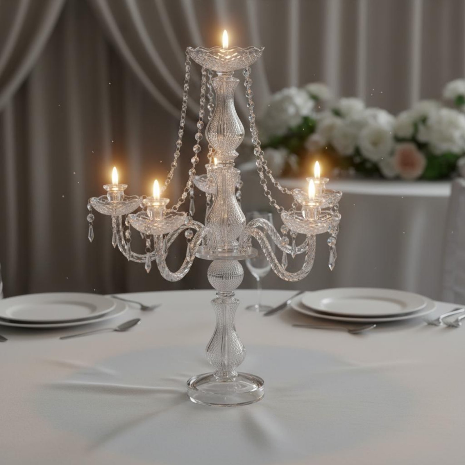 Crystal Candelabra Elegant Wed - Unity Candle Set recension och pris