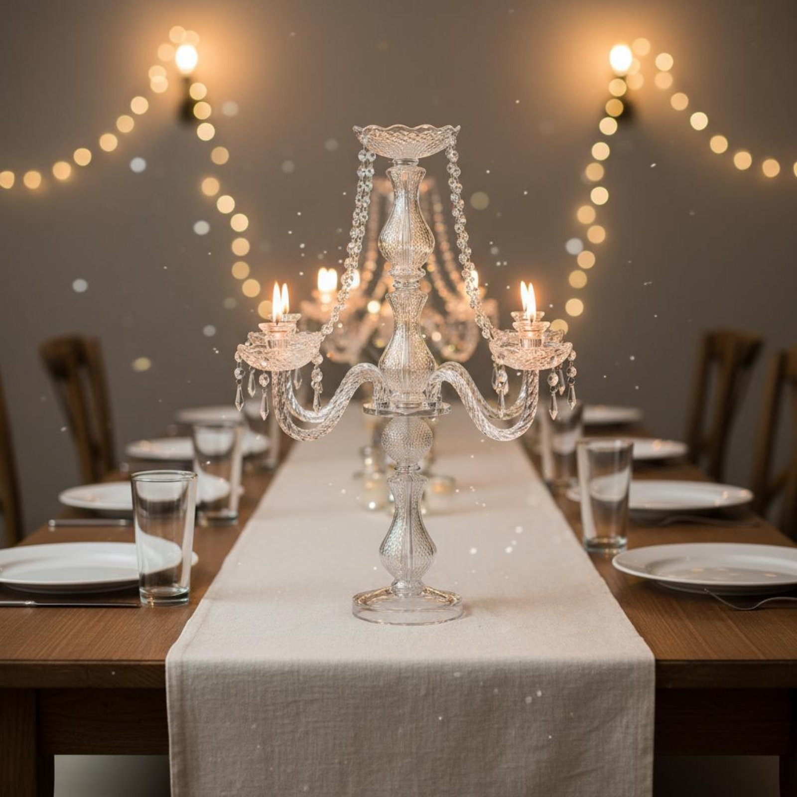 Crystal Candelabra Elegant Wed - Unity Candle Set recension och pris