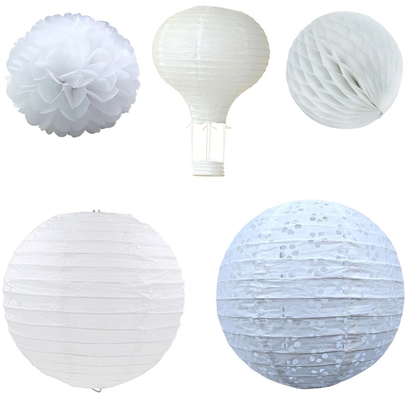 1pc White series Chinese paper - Wedding Event Supply recension och pris