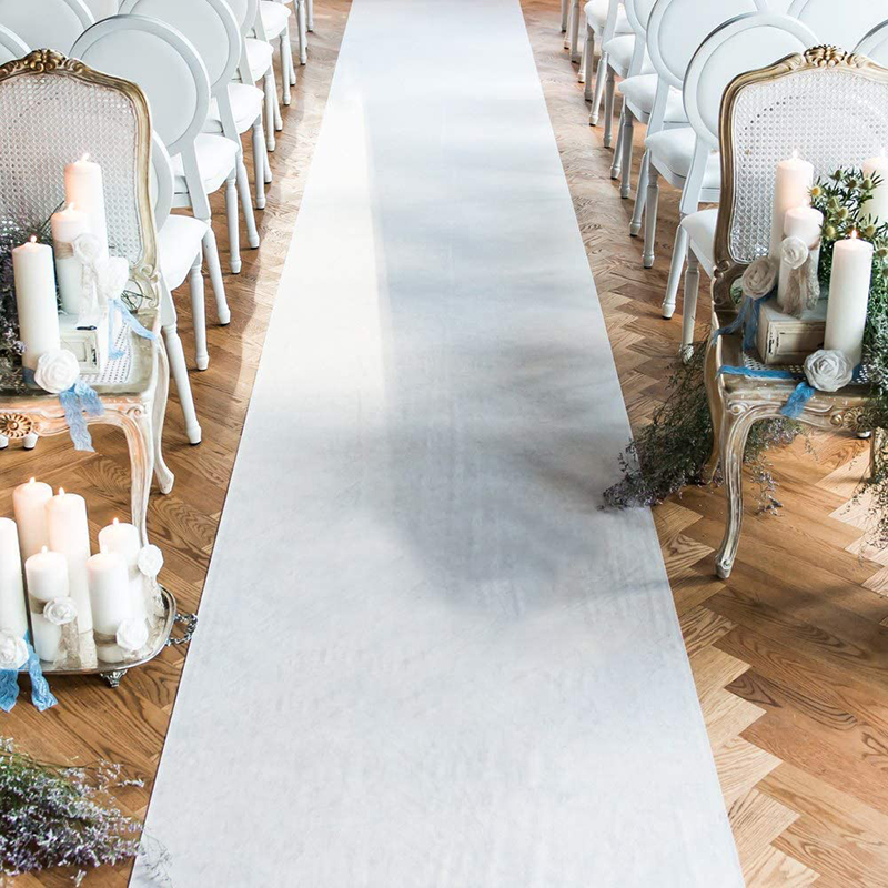 Anti-Slip Non-woven Fabric Wed - Aisle Runner White recension och pris