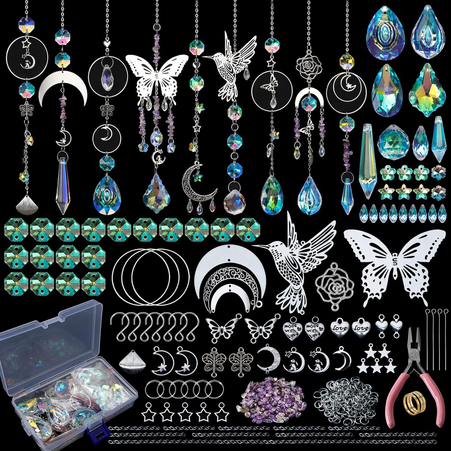 DIY 400pcs SunCatchers Making  - Wedding Supply Kit recension och pris