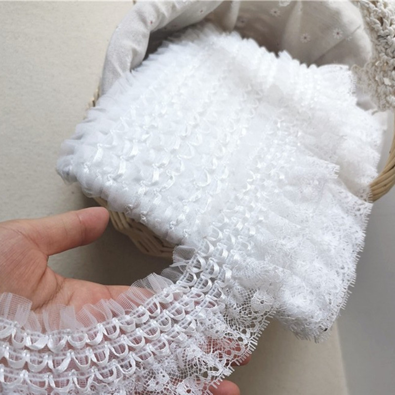6.5CM Wide Exquisite White Emb - Wedding Water Supply recension och pris
