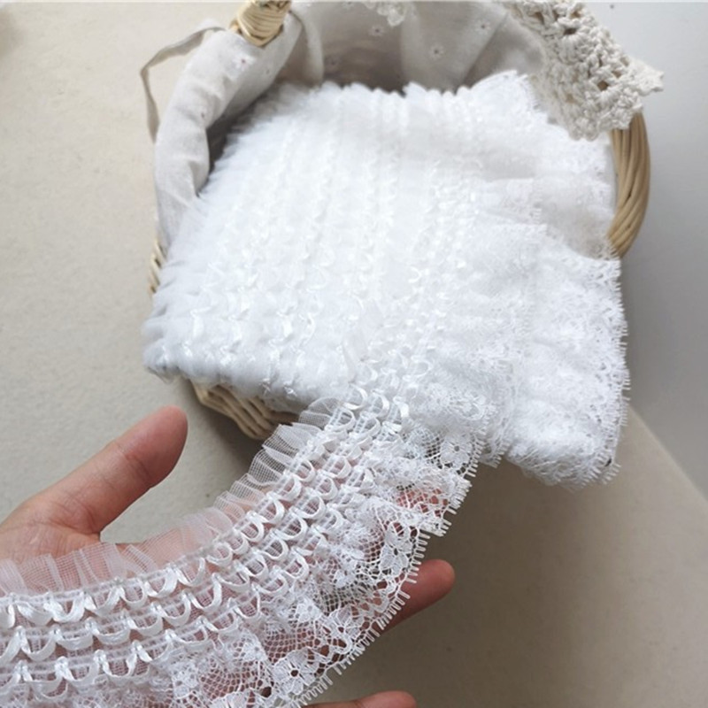 6.5CM Wide Exquisite White Emb - Wedding Water Supply recension och pris