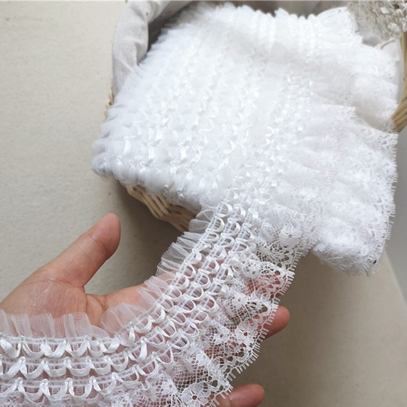 6.5CM Wide Exquisite White Emb - Wedding Water Supply recension och pris