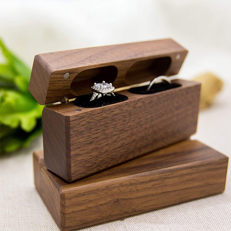 ZB91 Fashion Wood Ring Box for - Ring Bearer Pillow recension och pris