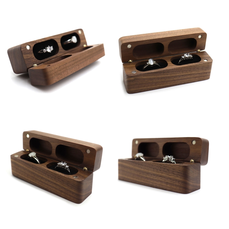 ZB91 Fashion Wood Ring Box for - Ring Bearer Pillow recension och pris