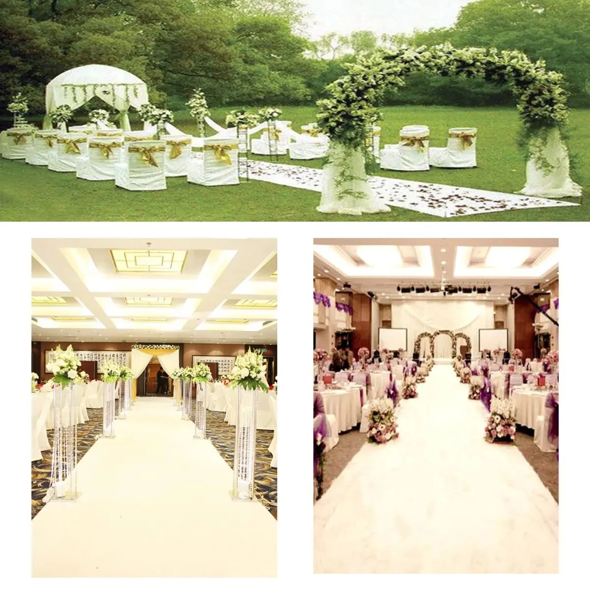 Custom Length Aisle Runner Wed - Aisle Runner White recension och pris