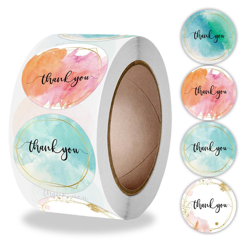 100-500 Pcs Thank You Stickers - Wedding Supply Business recension och pris