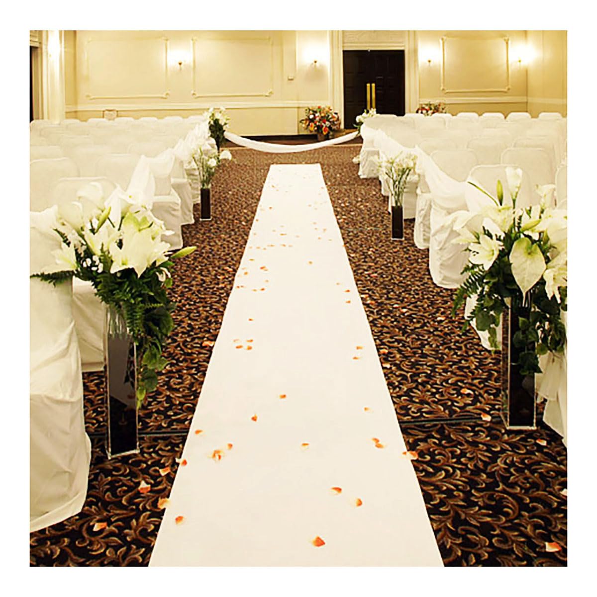 Wedding White Carpet Anti Slip - Aisle Runner White recension och pris
