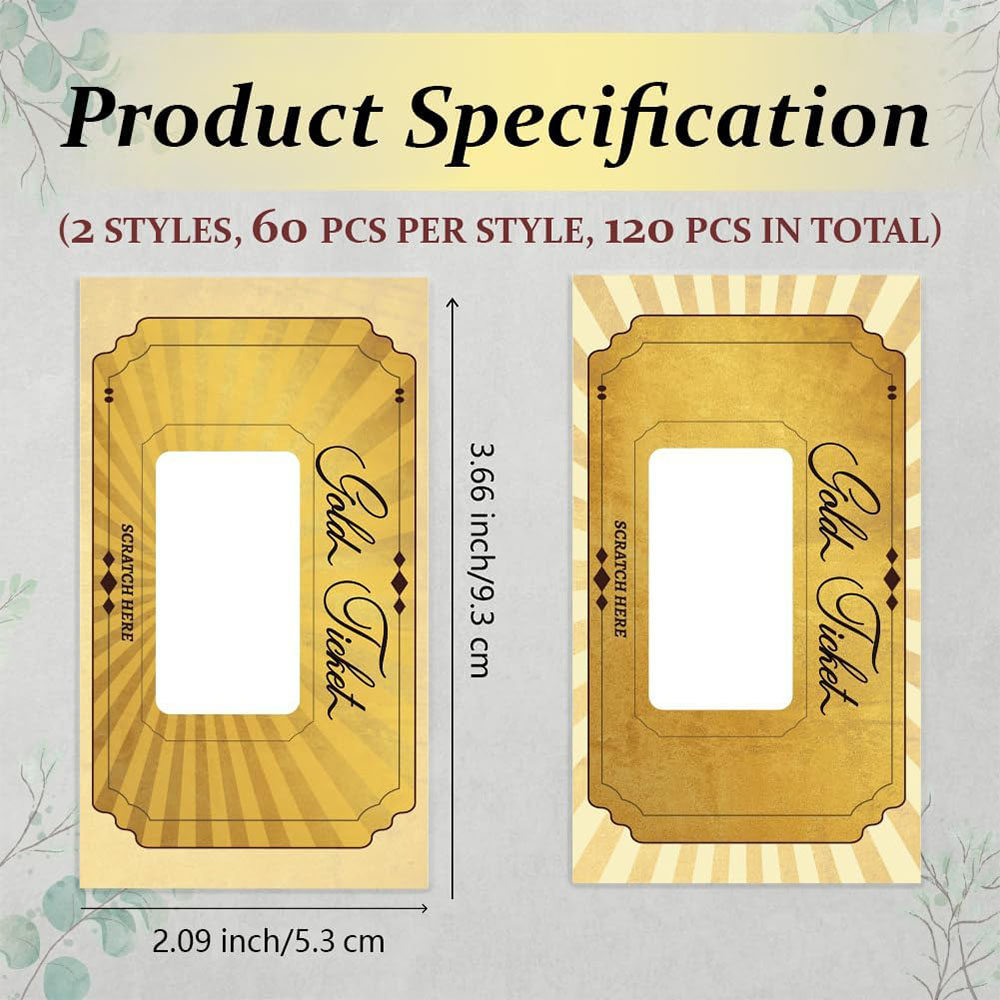 20 pcs Gold Scratch off Cards  - Wedding Supply Business recension och pris