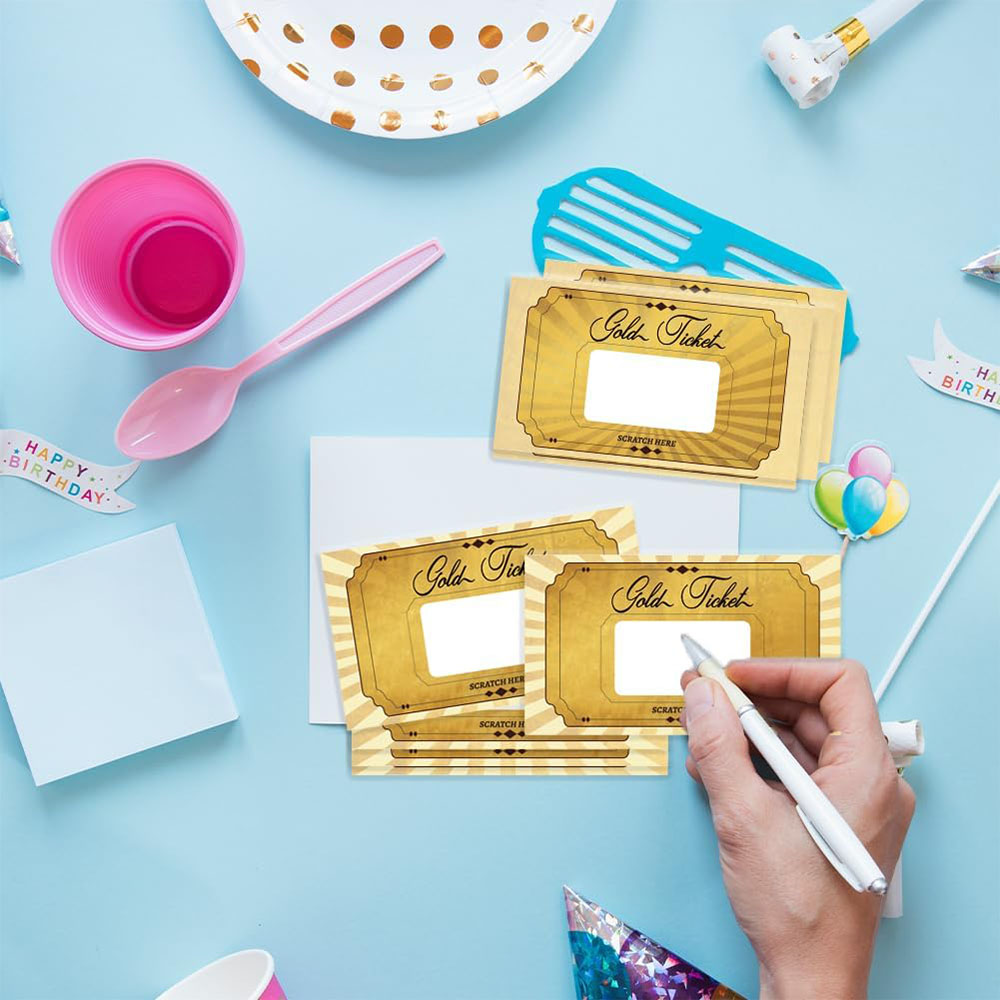 20 pcs Gold Scratch off Cards  - Wedding Supply Business recension och pris
